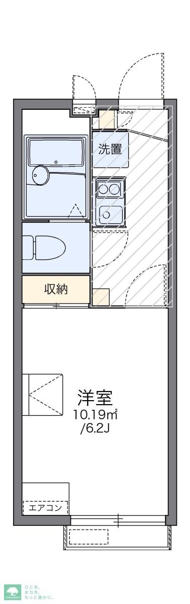 レオパレスエクセル岡本の物件間取画像