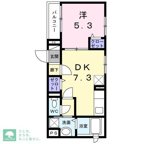 ソレイユ深沢の物件間取画像