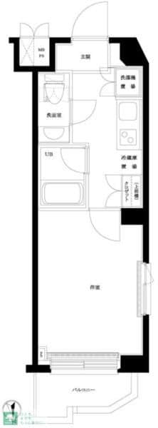 ルーブル下北沢弐番館の物件間取画像