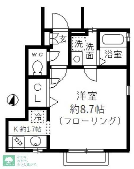 ローレンス北沢の物件間取画像