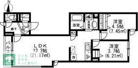 仮)中野区野方新築マンションの物件間取画像