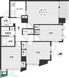 RIS柿の木坂の物件間取画像