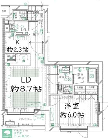 レガリス明大前の物件間取画像