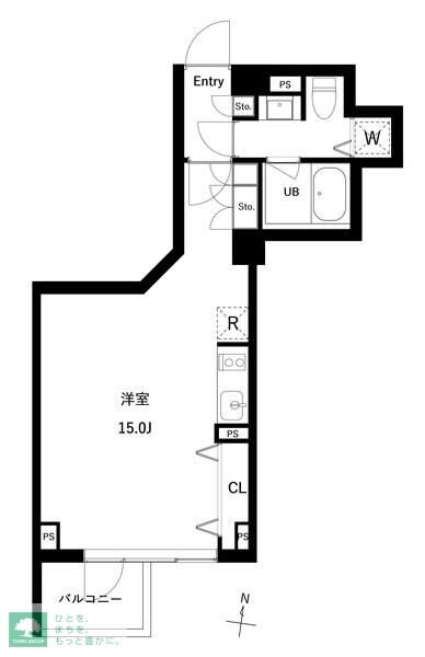 ＪＭＦレジデンス世田谷三宿の物件間取画像