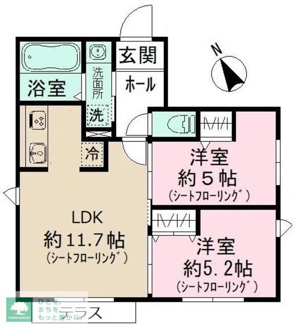 フィカーサ和泉の物件間取画像