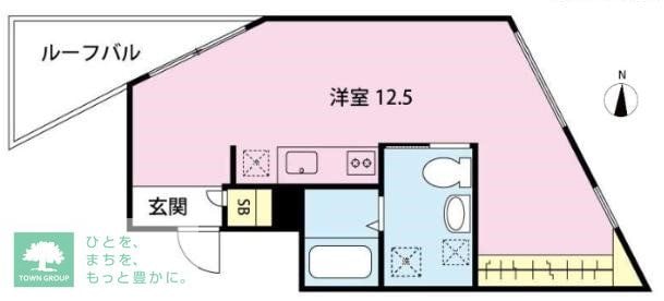 モンクレ桜新町の物件間取画像