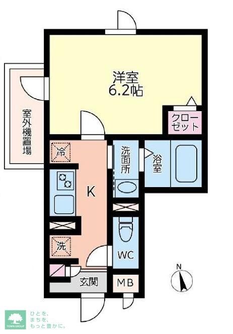 エムクォート三軒茶屋の物件間取画像