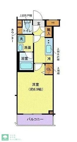 クレヴィスタ三軒茶屋の物件間取画像