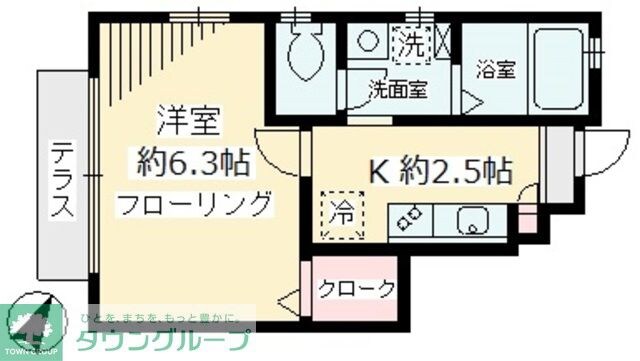 グリシーヌ経堂の物件間取画像