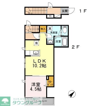 アイボリー和泉の物件間取画像