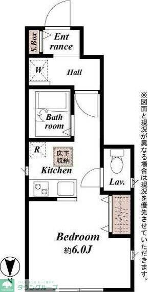 若林１丁目アパートの物件間取画像