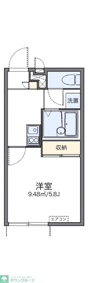 レオパレスグレシアの物件間取画像