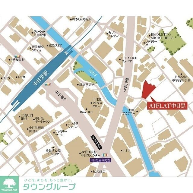 ＡＩＦＬＡＴ中目黒の物件内観写真