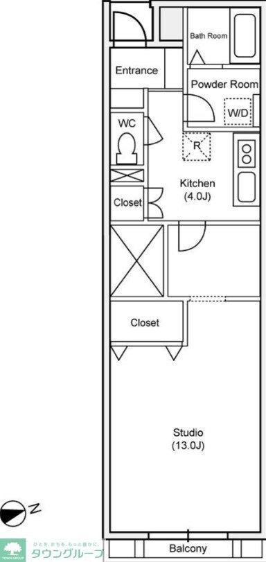 グランドプラム岡本の物件間取画像