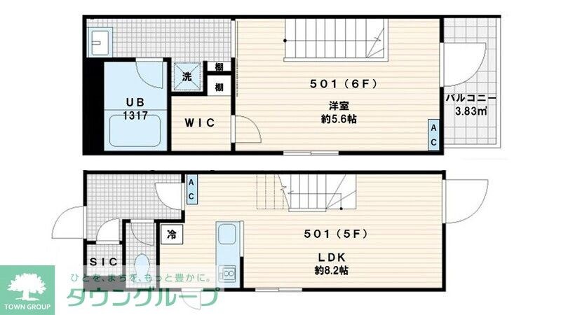 Fullea代々木の物件間取画像