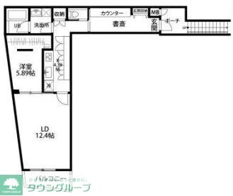 デコール代官山の物件間取画像