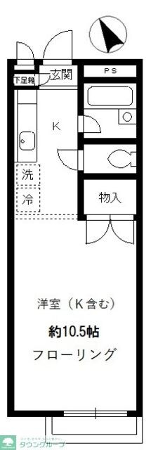 ハイツ伊藤の物件間取画像
