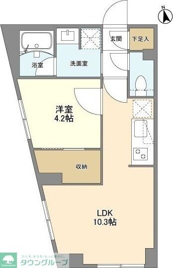 ウェルスクエア学芸大学IIの物件間取画像