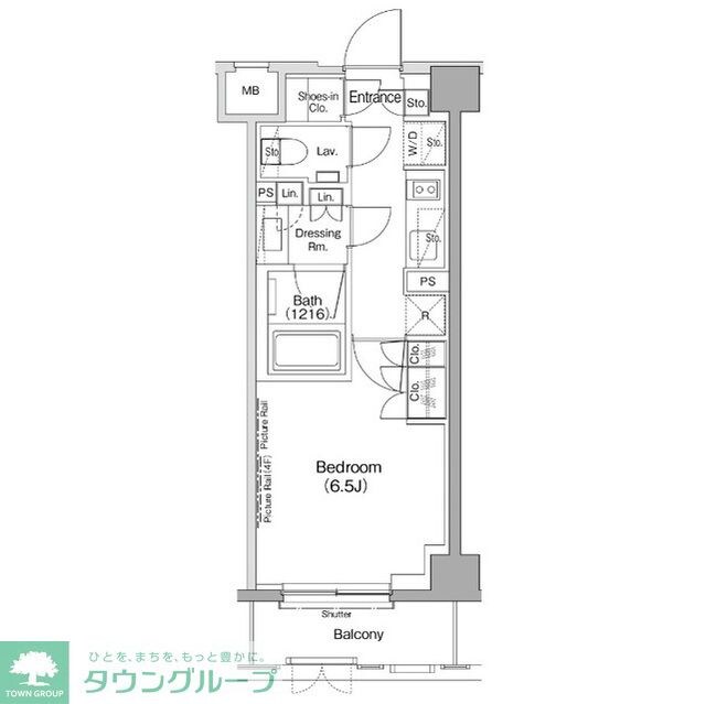 ザ・パークハビオ神泉の物件間取画像