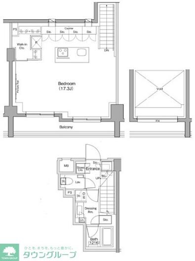 ザ・パークハビオ神泉の物件間取画像