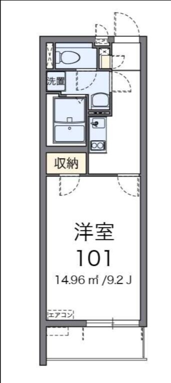 クレイノジクサー　58016の物件間取画像