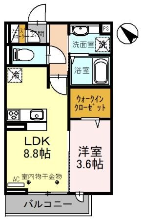 フェリーチェの物件間取画像