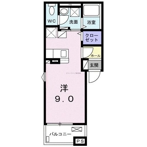 フォンテ　パレスの物件間取画像