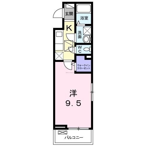 エルヴィータIの物件間取画像