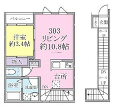 プリモカーサの物件間取画像