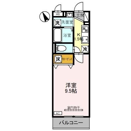 シャルムの物件間取画像