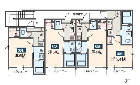 MELDIA武里IIの物件間取画像