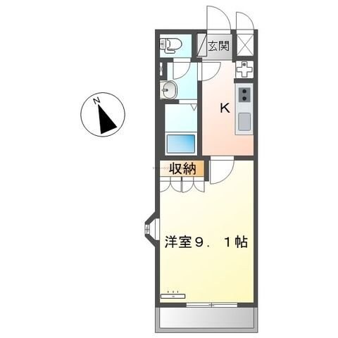 フォレストタウンの物件間取画像