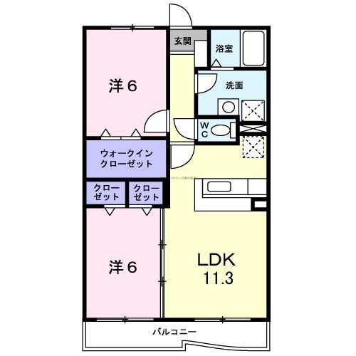 フォレスタの物件間取画像