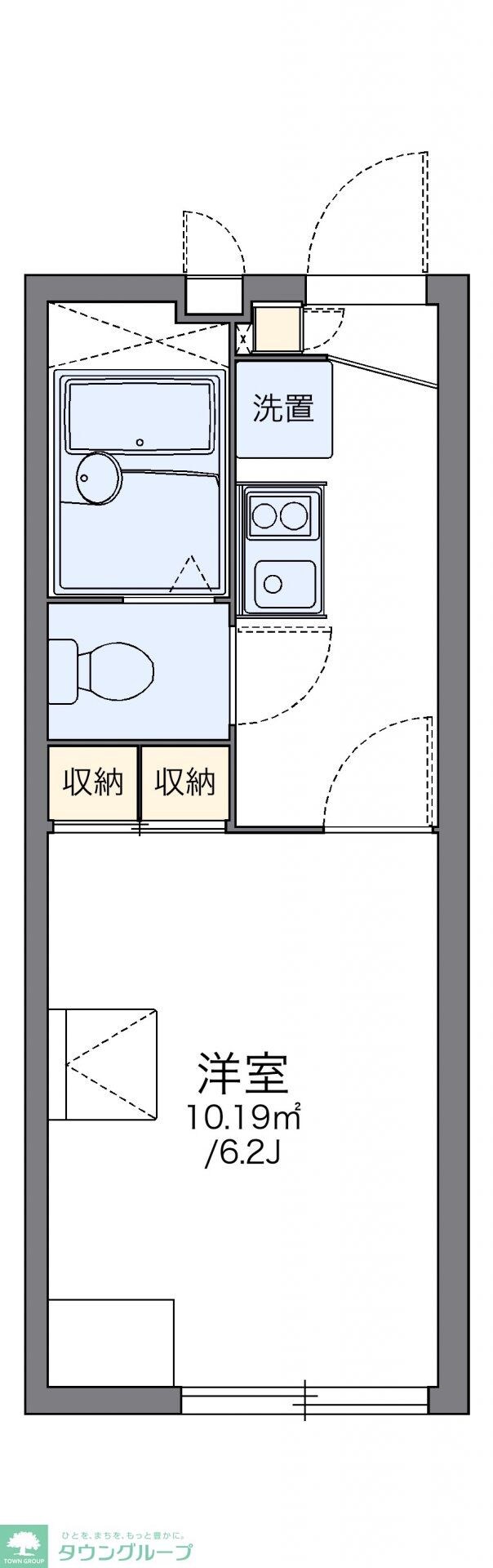 レオパレスピーチの物件間取画像