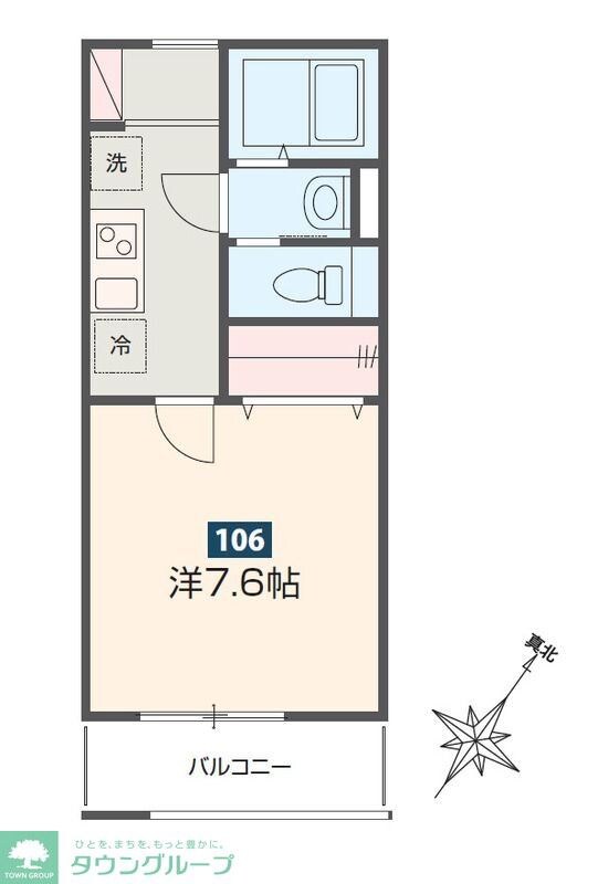 MELDIA春日部の物件間取画像