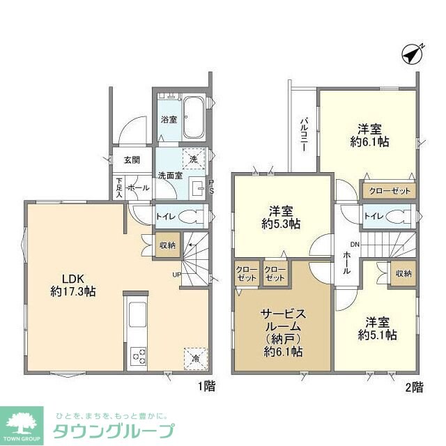 Kolet見沼南中丸#02の物件間取画像