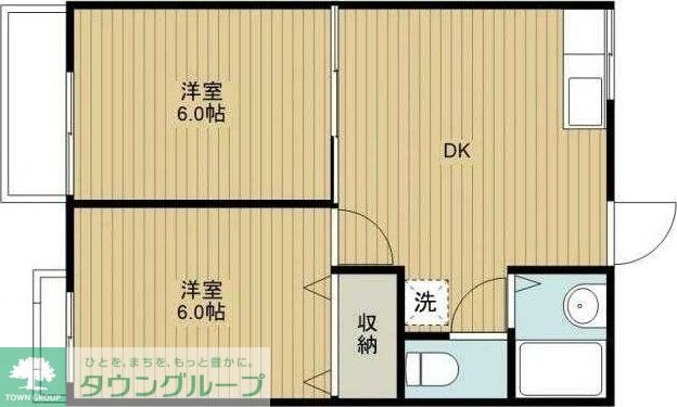 カーサ芳永の物件間取画像