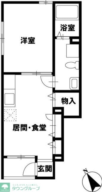 アジ－ルコートの物件間取画像