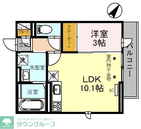 シャルム　Ｂ棟の物件間取画像