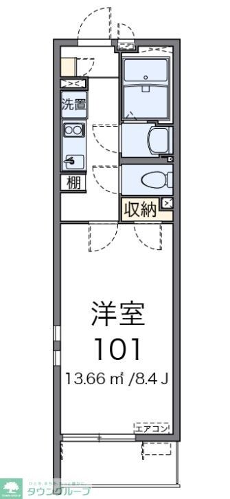 クレイノラルーチェの物件間取画像