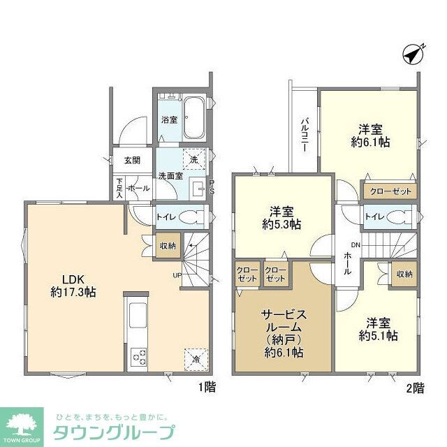 Kolet見沼南中丸#02の物件間取画像