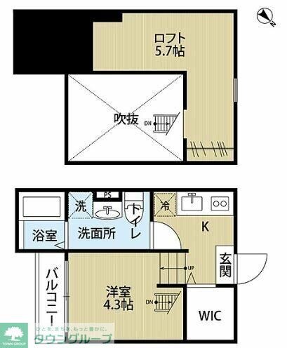 ＪＯＥＬＬＥ南平野の物件間取画像