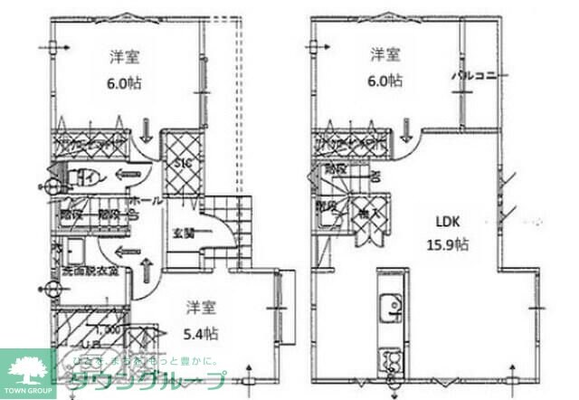 グランソフィア栗橋の物件間取画像