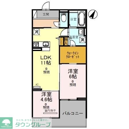 スカーラ大宮の物件間取画像