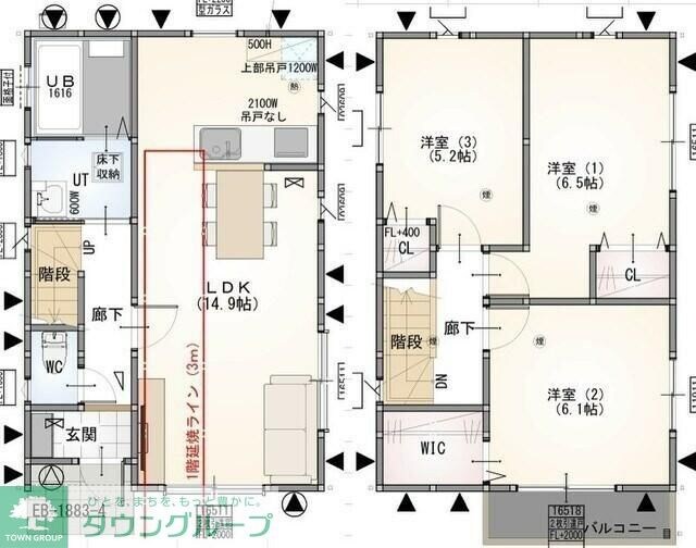 グランソフィア羽生の物件間取画像