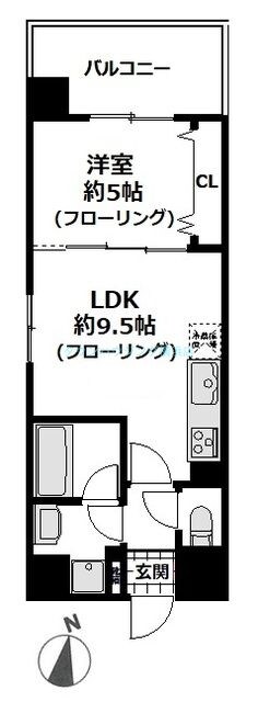 Ｐｏｒｔｓｉｄｅ　Ｕｒｂａｎ　Ｒｅｓｉｄｅｎｃｅの物件間取画像