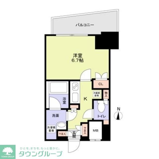 メゾン鶴屋町の物件間取画像