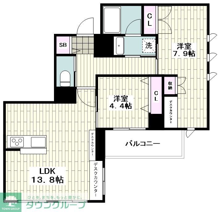 Canaros横浜の物件間取画像