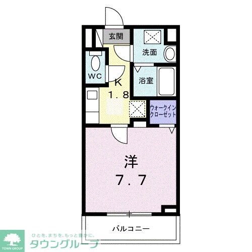 エアフォルク三ツ沢の物件間取画像