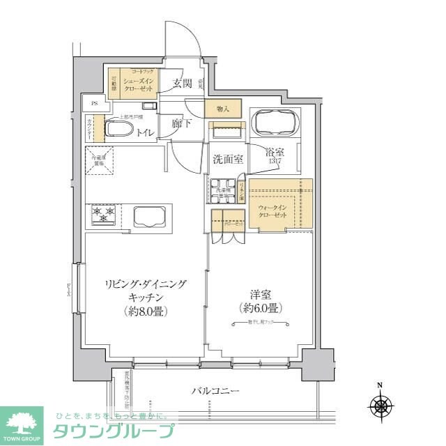 グレーシアフィット横浜の物件間取画像